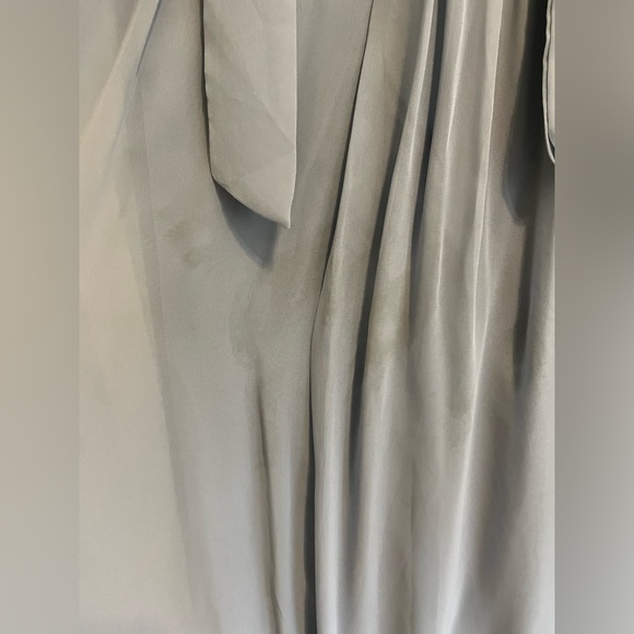 Azazie Emilia Dusty Blue Bridesmaid Dress - Picture 10 of 14